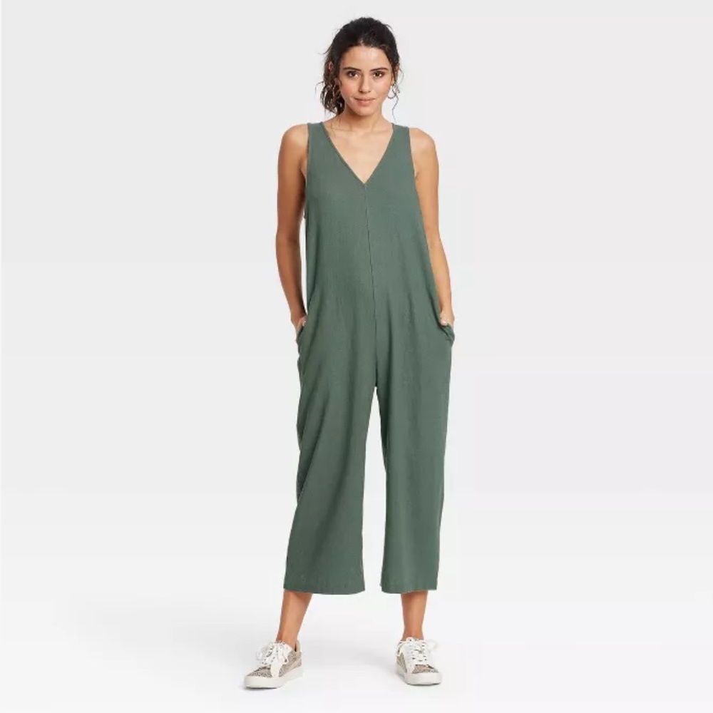 Universal Thread Women’s Linen Jumpsuit New XL